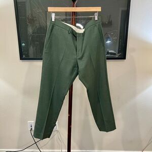 J.Crew - Tropiocal Wool Bowery Trouser 31/30 Altered - Green